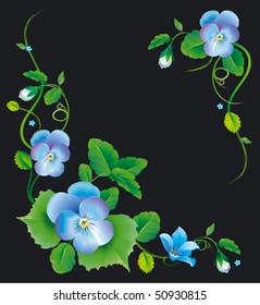 Pansy, decorative element