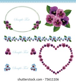 pansy frame set