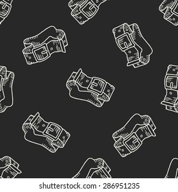 pant belt  doodle seamless pattern background