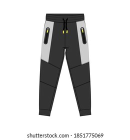 Pant Design Templates, Vector Illustration