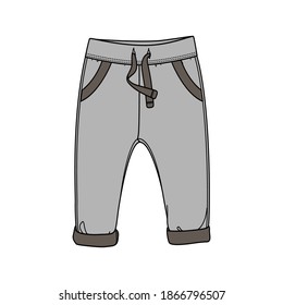 Pant Design Templates, Vector Illustration

