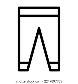 Diseño de Pant Vector Línea Icono