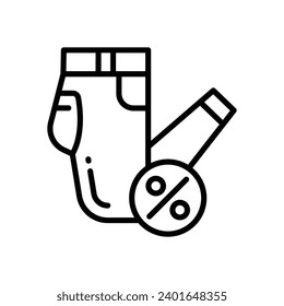 Pant Discount Icon. Vektorsymbol für Ihre Website, Ihr Handy, Ihre Präsentation und Ihr Logo-Design.