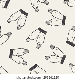 pant doodle seamless pattern background