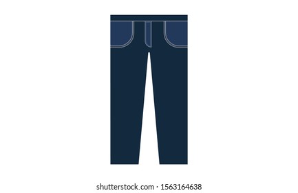 Pant icon. Clothing and fashion usage. Vector illustration