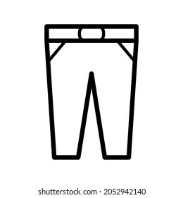 Pant icon in trendy vector design 
