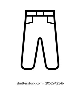 Icono Pant en diseño vectorial de moda 