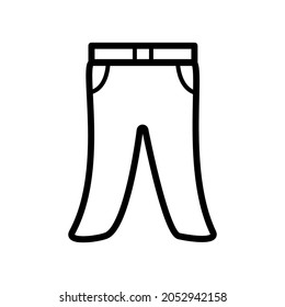 Icono Pant en diseño vectorial de moda 