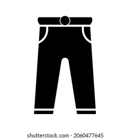 Pant-Symbol in trendiger Vektordesign-Illustration