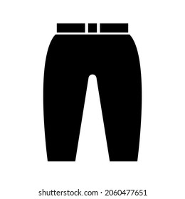 Icono Pant en la ilustración de diseño vectorial de moda