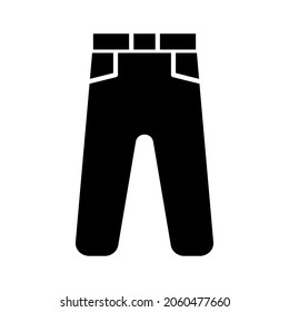 Icono Pant en la ilustración de diseño vectorial de moda