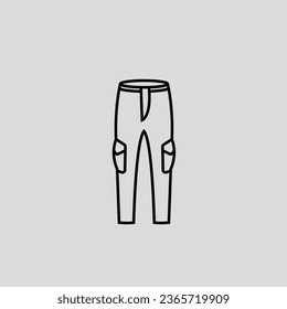 Pant icon vector image png