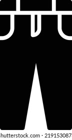 pant Vector illustration on a transparent background. Premium quality symmbols. Glyphs vector icons for concept and graphic design.