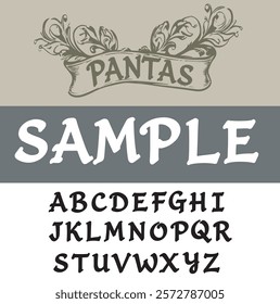 pantas font vintage font classic font typography vintage alphabet font formal type