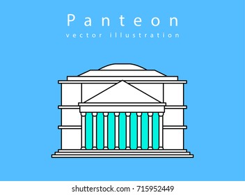 Panteon simple illustration