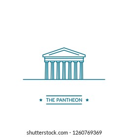 Pantheon icon modern vector style