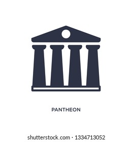 pantheon icon. Simple element illustration from history concept. pantheon editable symbol design on white background. Can be use for web and mobile.