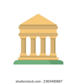 pantheon illustration, famous landmark International country landmark vector