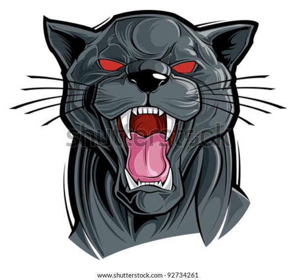 Panther Stock Vector (Royalty Free) 92734261