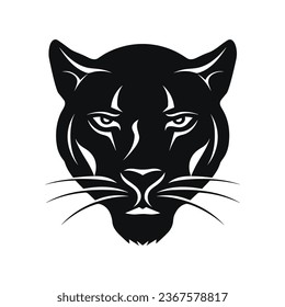 Panther Black Color Vector Illustration