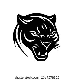 Panther Black Color Vector Illustration