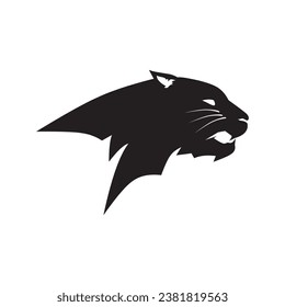 Panther head drawing vector illustration