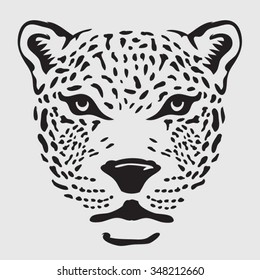 Panther head illustration, t-shirt graphics, vectors, typography, 