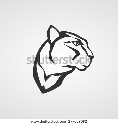 Panther Head Logo Stock Vector (Royalty Free) 277059092 - Shutterstock