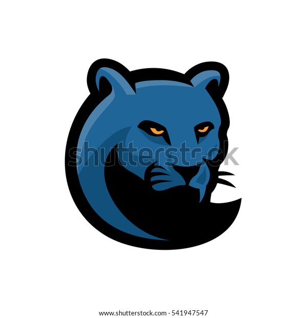 Panther Head Logo Stock Vector (Royalty Free) 541947547