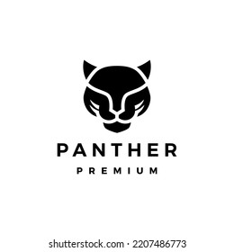 Panther Head Logo Vector Icon Illustration