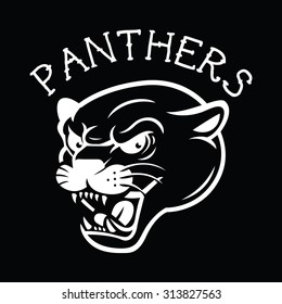 panther head mascot