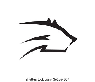 Panther Head with Strong Energy