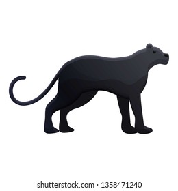Panther icon. Cartoon of panther vector icon for web design isolated on white background