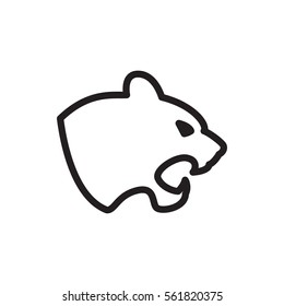 panther icon illustration isolated vector sign symbol