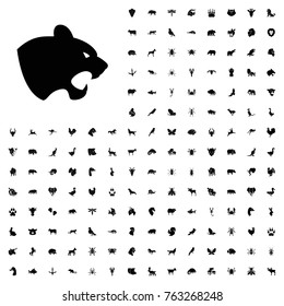 Panther icon illustration isolated vector sign symbol. animals icon set for web and mobile.