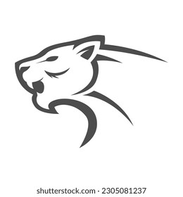 Panther icon logo design illustration