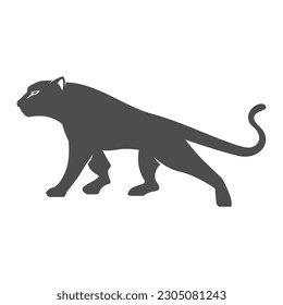 Panther icon logo design illustration