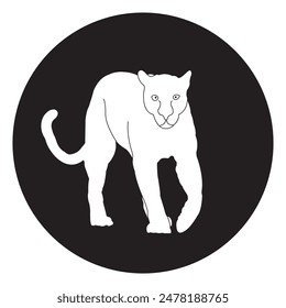 panther icon vector illustration design