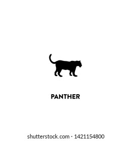 panther icon vector. panther sign on white background. panther icon for web and app