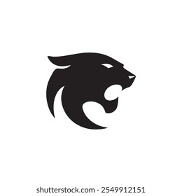 panther icon vector silhouetee on white background