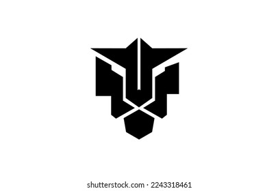 Panther illustration logo design template