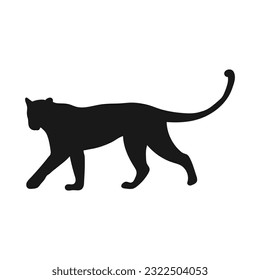 Panther. Isolated icon on a white background