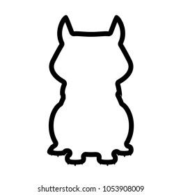 panther line icon