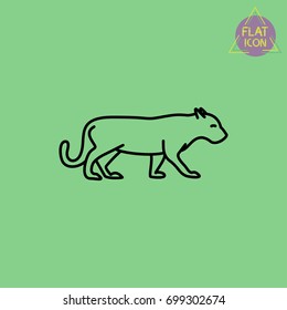 panther line icon