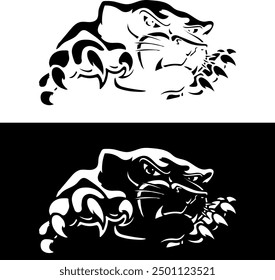 Panther Logo Design Vektordatei