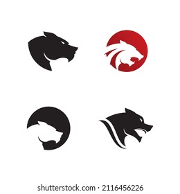 Panther Logo design vector illustration template