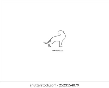 THE PANTHER LOGO design ,vector , illustration ,line art and icon.