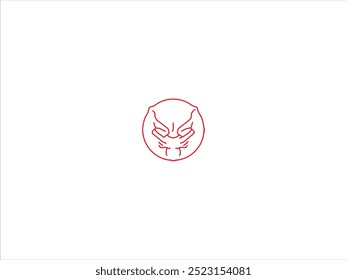 THE PANTHER LOGO design ,vector , illustration ,line art and icon.