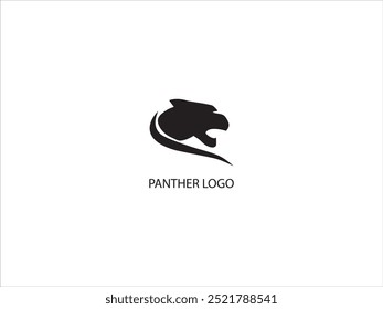 The panther logo design ,vector, panther mascot logo design , illustration ,Cute panther face, panther black version logo collection for your brand .