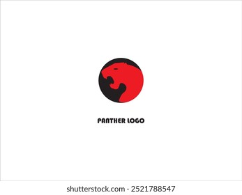 The panther logo design ,vector, panther mascot logo design , illustration ,Cute panther face, panther black version logo collection for your brand .